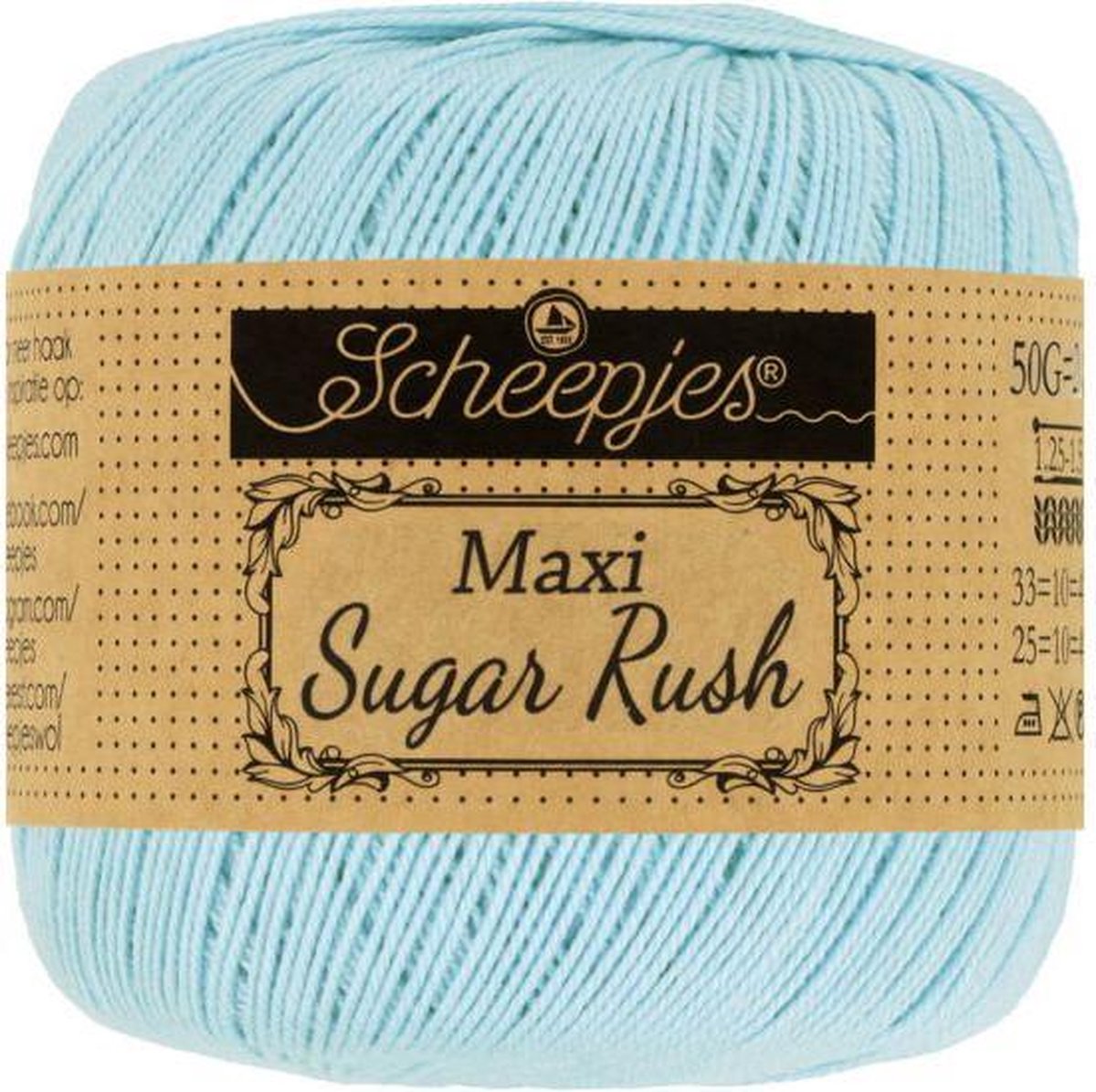 Scheepjes Maxi Sugar Rush 173 Bluebell 5x50gr