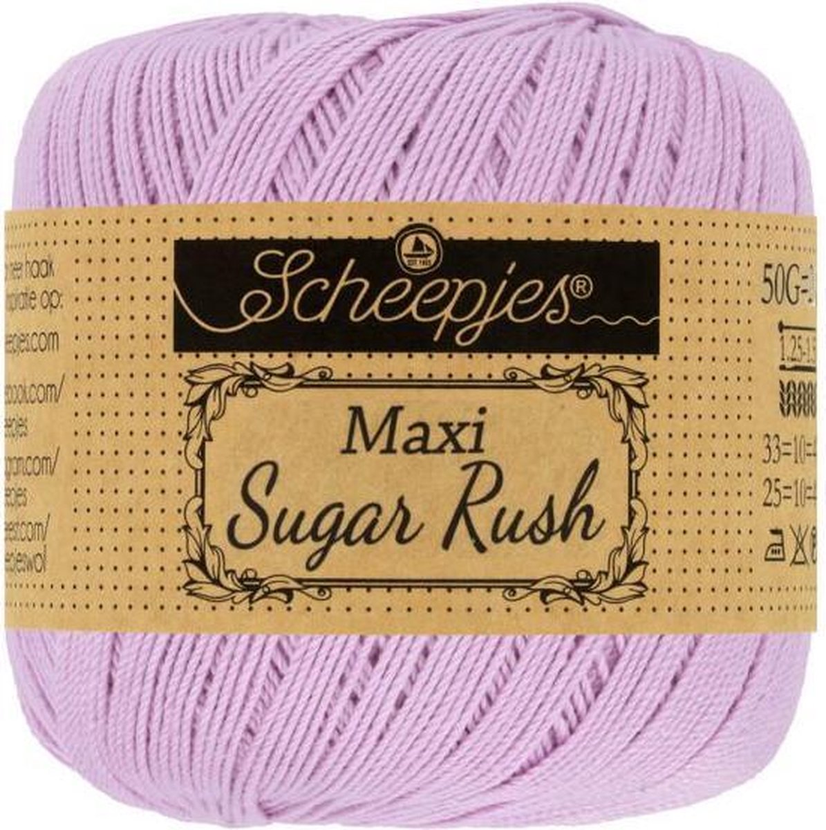 Scheepjes Maxi Sugar Rush- 226 Light Orchid 5x50gr