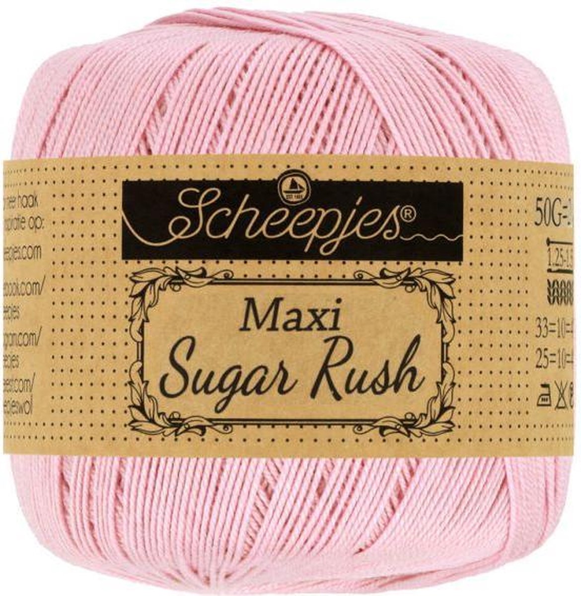 Scheepjes Maxi Sugar Rush- 246 Icy Pink 5x50gr