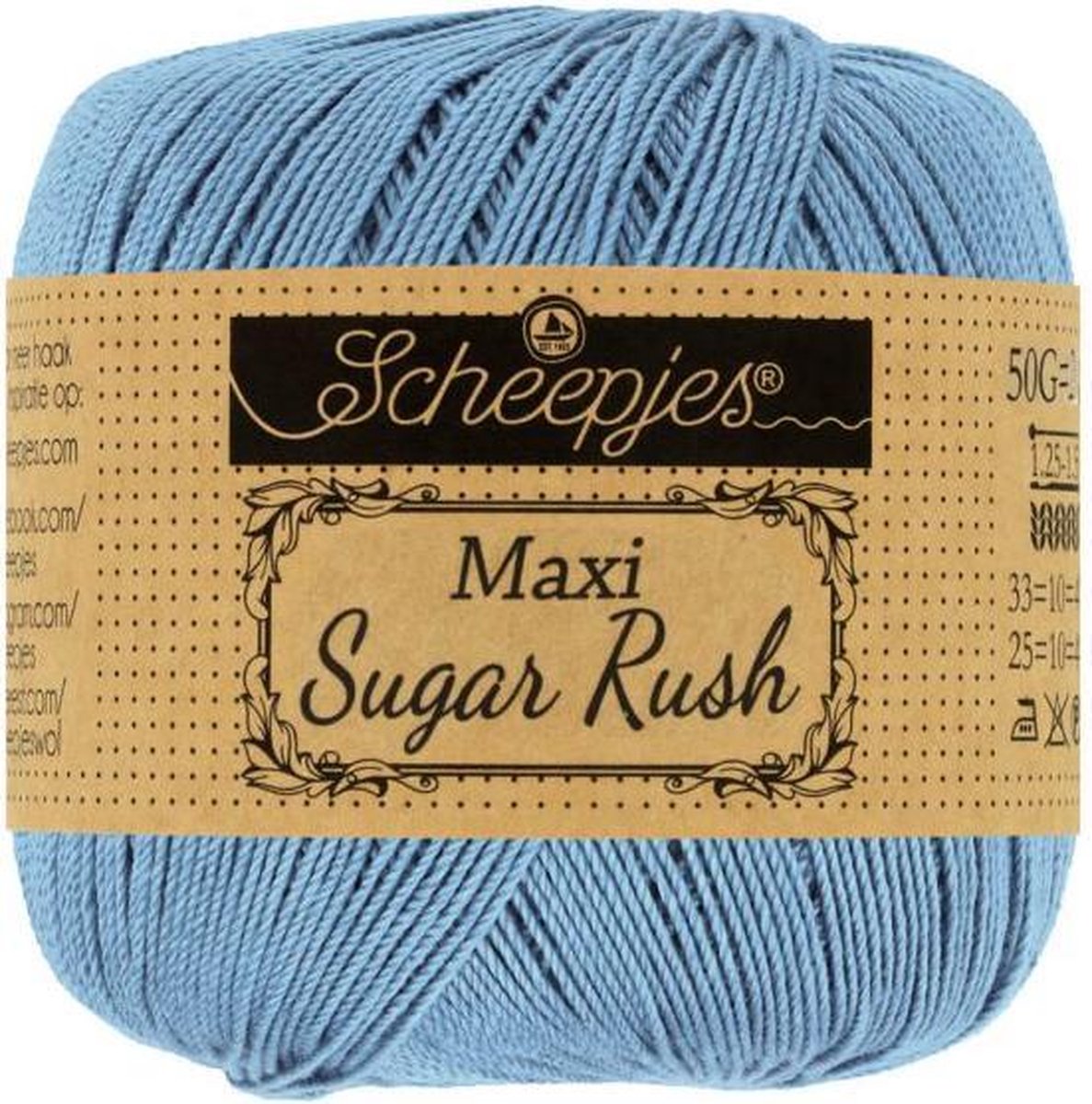 Scheepjes Maxi Sugar Rush- 247 Blue Bird 5x50gr