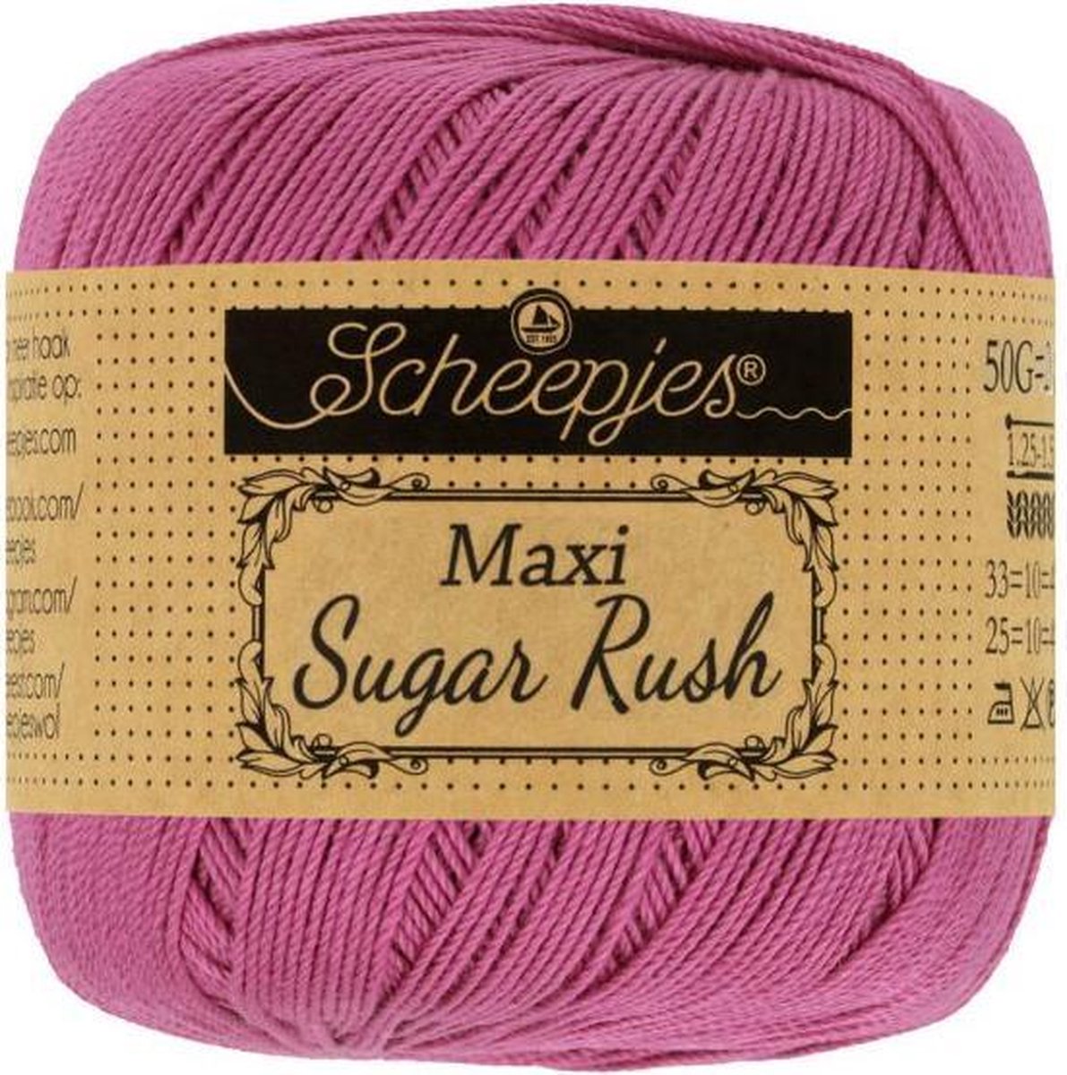 Scheepjes Maxi Sugar Rush- 251 Garden Rose 5x50gr