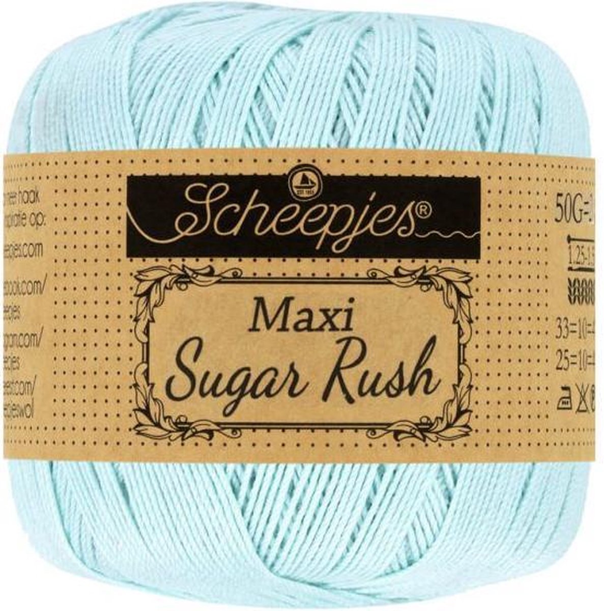 Scheepjes Maxi Sugar Rush- 509 Baby Blue 5x50gr