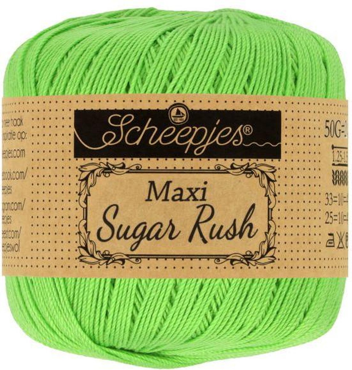 Scheepjes Maxi Sugar Rush- 513 Spring Green 5x50gr