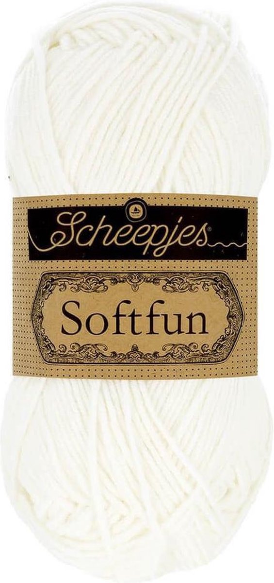 Scheepjes Softfun- 2412 Snow 5x50gr