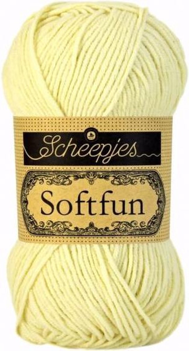 Scheepjes Softfun- 2496 Banana 5x50gr