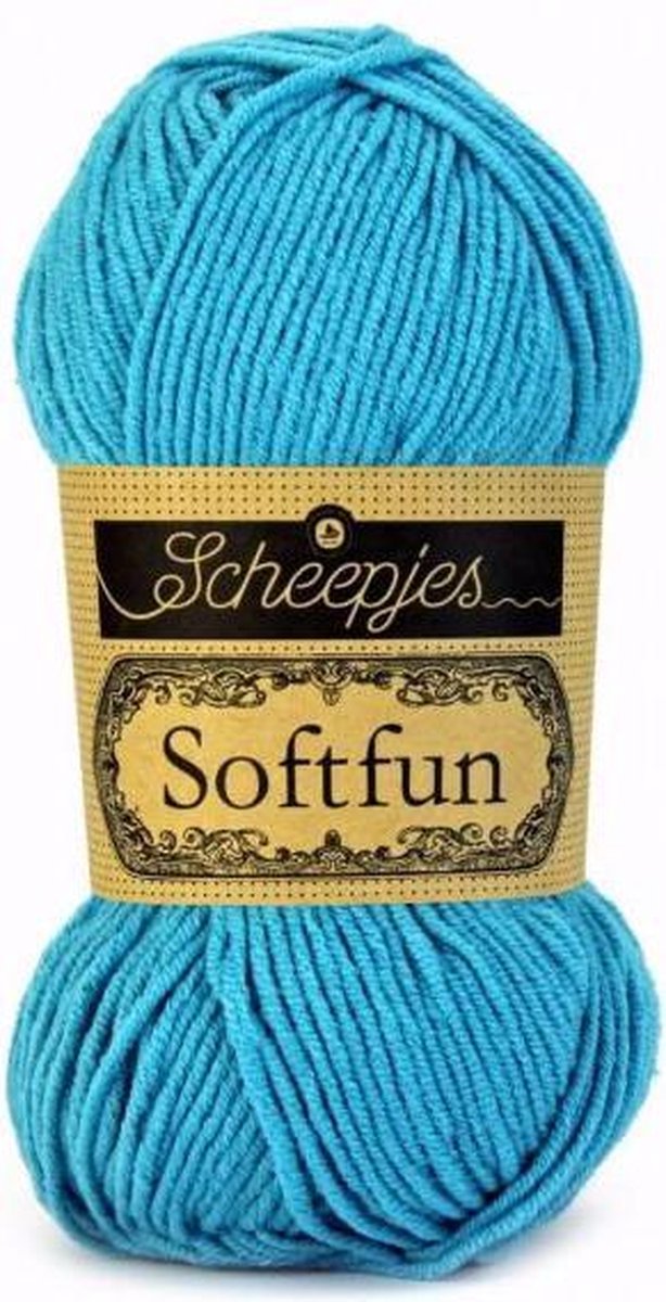 Scheepjes Softfun- 2511 Dark Turquoise 5x50gr