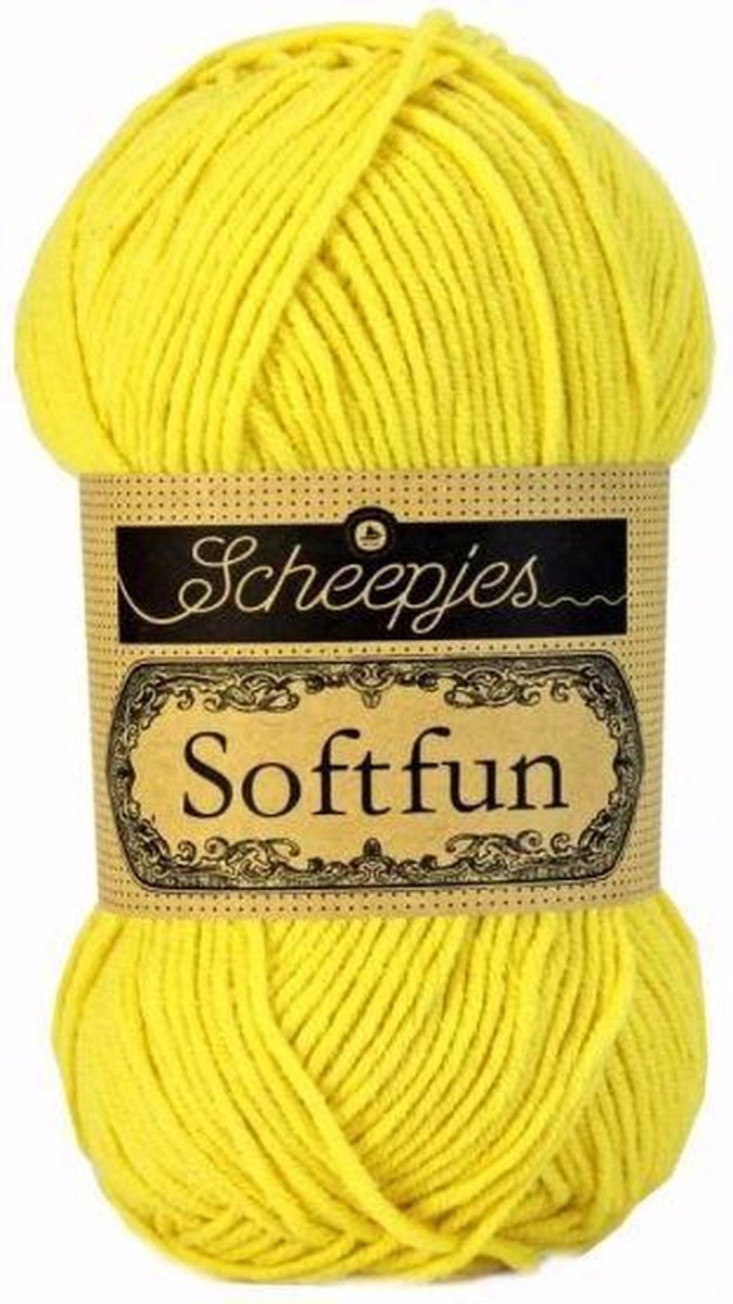 Scheepjes Softfun- 2518 Canary 5x50gr