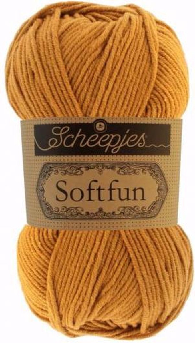 Scheepjes Softfun- 2621 Mustard 5x50gr