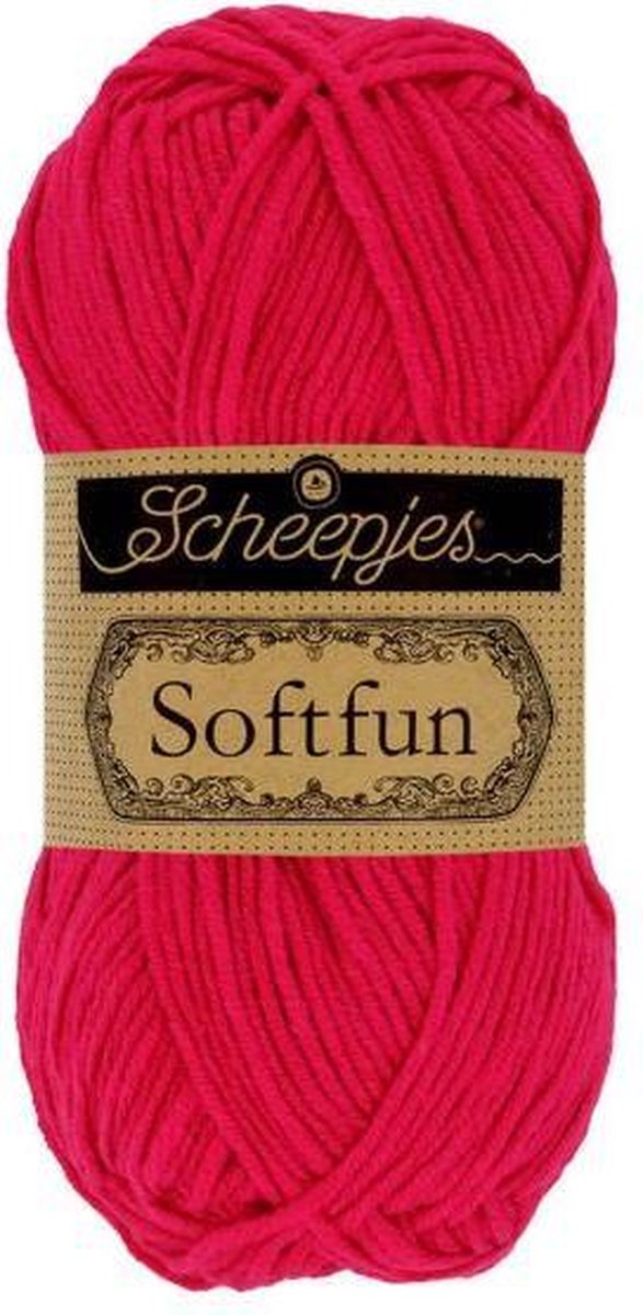 Scheepjes Softfun- 2645 Magenta 5x50gr