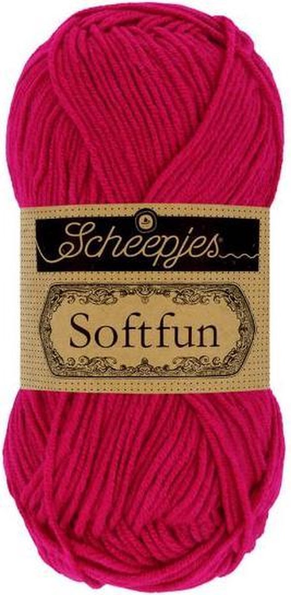 Scheepjes Softfun- 2655 Cerise 5x50gr