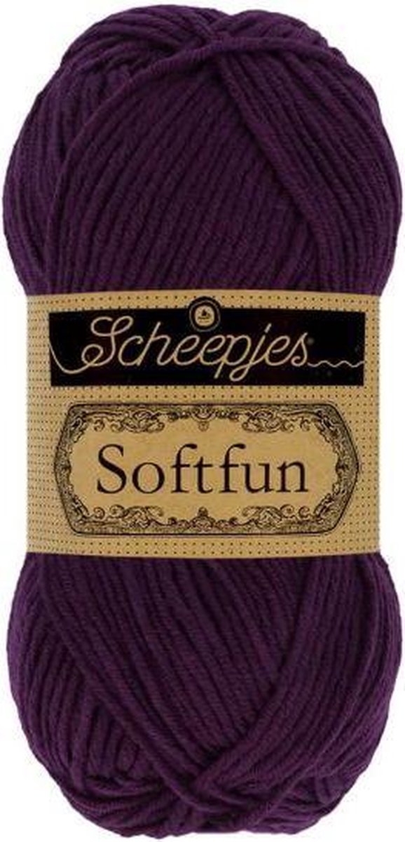 Scheepjes Softfun- 2656 Aubergine 5x50gr