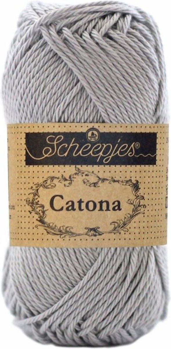 10 x Scheepjes Catona 50 gram - 074 mercury