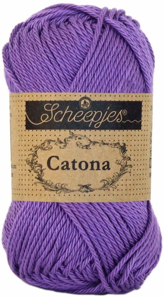 10 x Scheepjes Catona 50 gram - 113 Delphinium