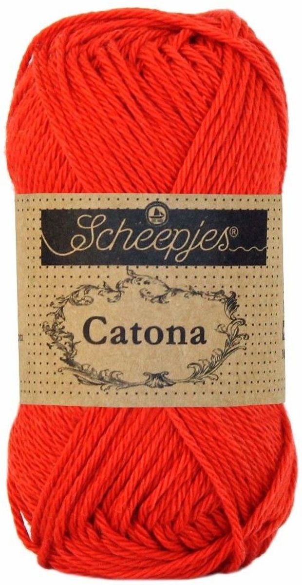 10 x Scheepjes Catona 50 gram - 115 Hot Red