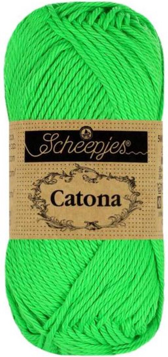 602 NEON GREEN SCHEEPJES CATONA 50G