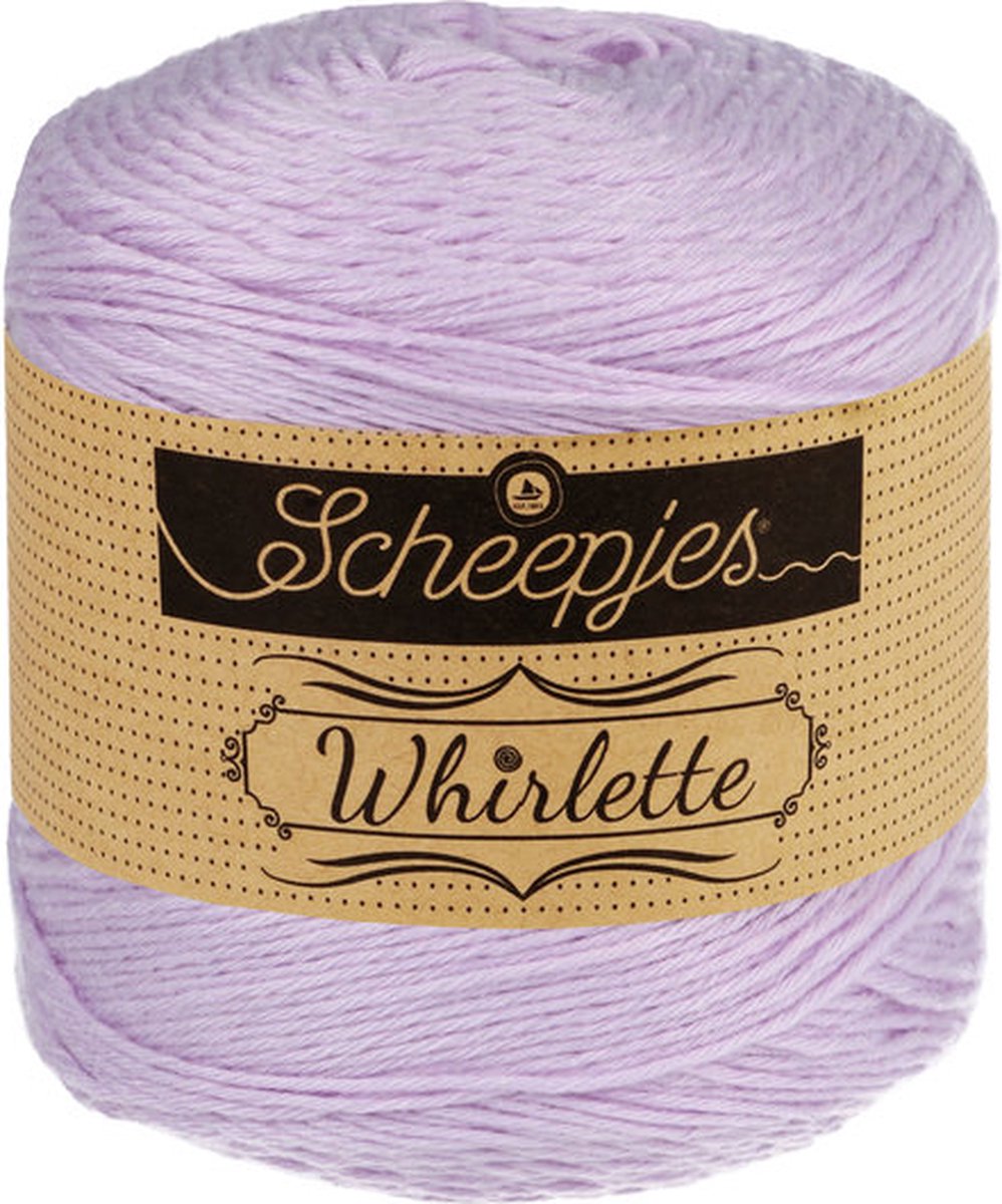 Garen - 60% katoen / 40% acryl - Scheepjes Whirlette - 100 gram - 445 mtr -  877 Parma Violet