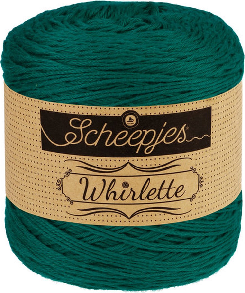 Garen - 60% katoen / 40% acryl - Scheepjes Whirlette - 100 gram - 445 mtr -  879 Spearmint