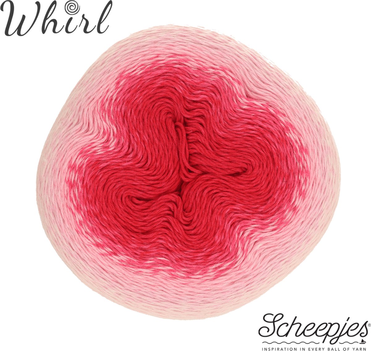 Garen - Katoen 60% / Acryl 40% - Scheepjes Whirl Ombré - 1000 mtr - 215-225 gram -  552 Pink to Wink