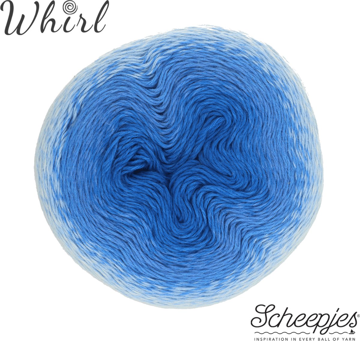 Garen - Katoen 60% / Acryl 40% - Scheepjes Whirl Ombré - 1000 mtr - 215-225 gram -  556 Mediterranean MooHa