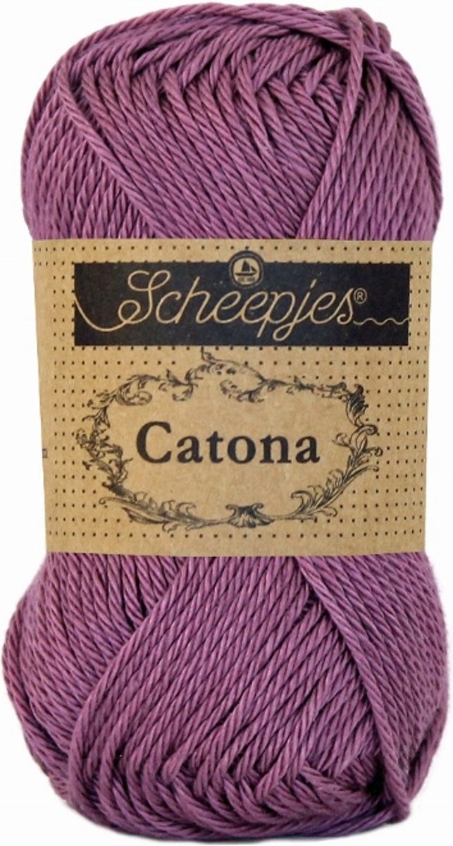 LenianeL Scheepjes Catona 10 bollen haakkatoen 25 gr. Amethyst 240