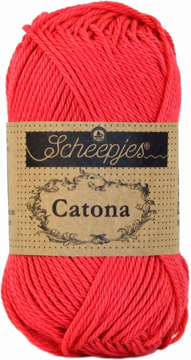 LenianeL Scheepjes Catona 10 bollen haakkatoen 25 gr. Camelia Rose 256