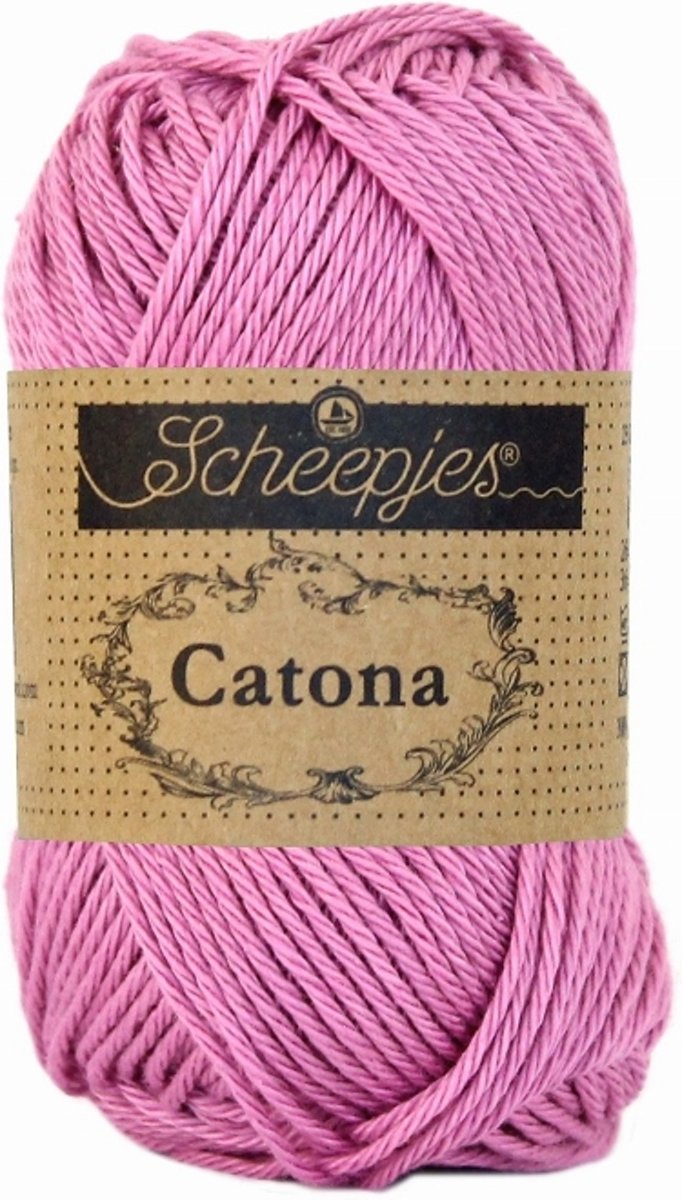 LenianeL Scheepjes Catona 10 bollen haakkatoen 25 gr. Colonial Rose 398