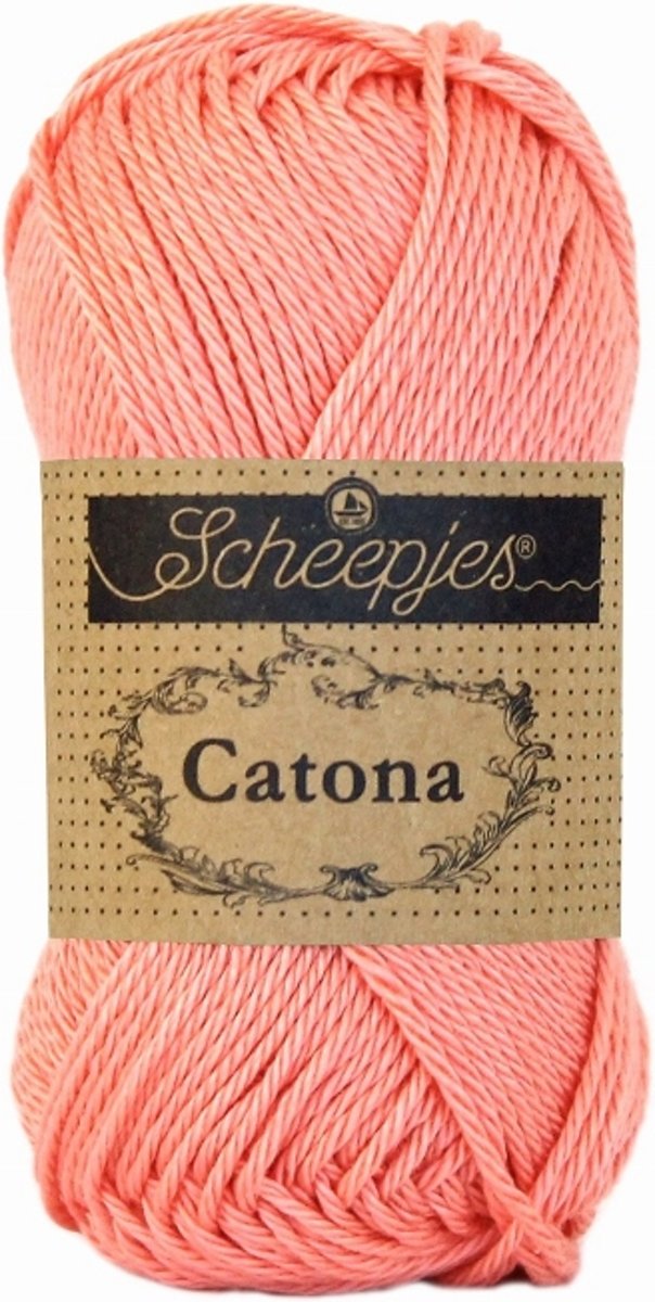 LenianeL Scheepjes Catona 10 bollen haakkatoen 25 gr. Light Coral 264