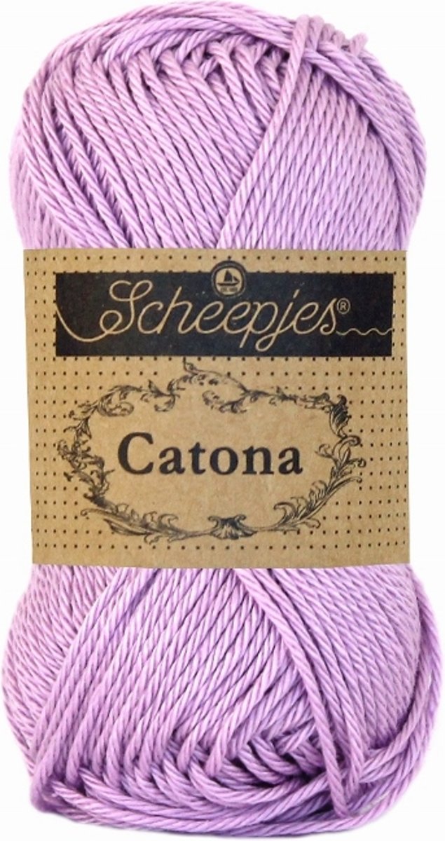 LenianeL Scheepjes Catona 10 bollen haakkatoen 25 gr. Light Orgid 226