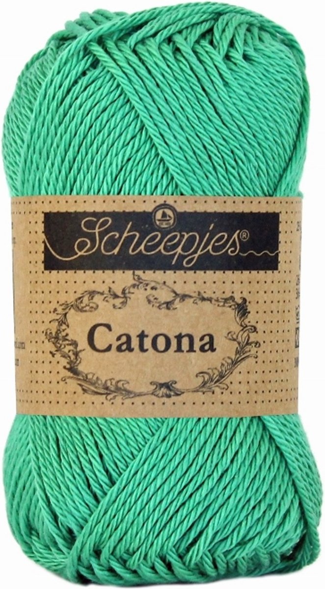 LenianeL Scheepjes Catona 10 bollen haakkatoen 25 gr. Parrot Green 241