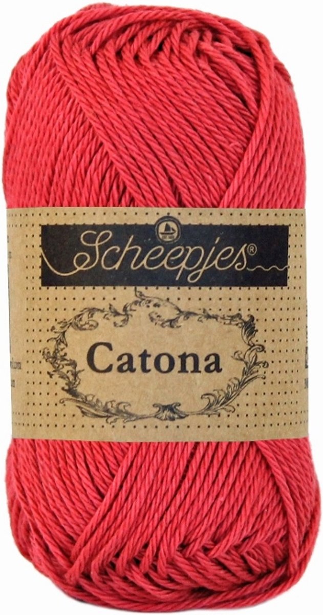 LenianeL Scheepjes Catona 10 bollen haakkatoen 25 gr. Rosewood 258