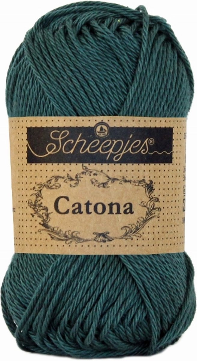 LenianeL Scheepjes Catona 10 bollen haakkatoen 25 gr. Spruce 244