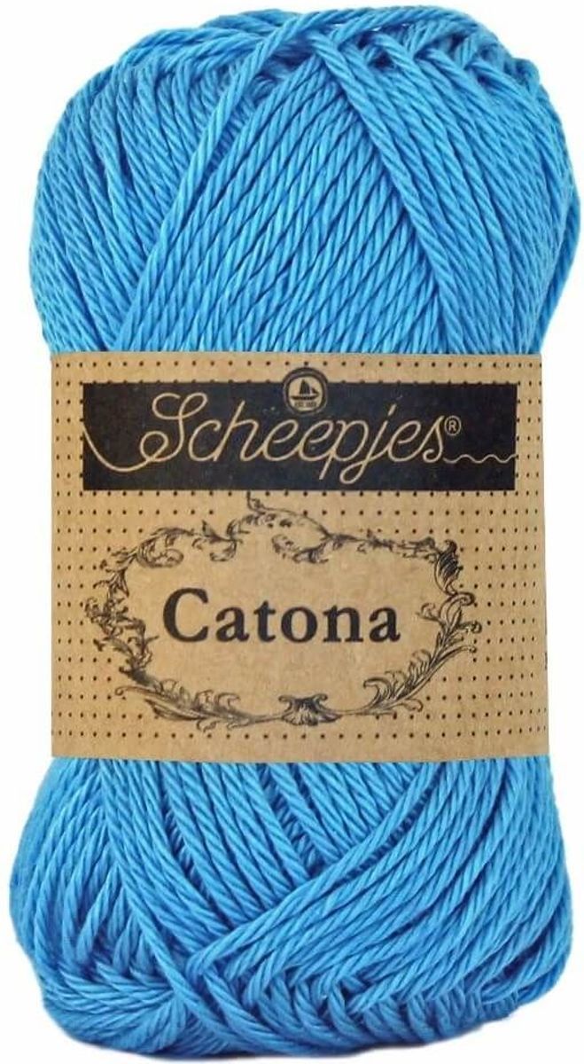 SCHEEPJES CATONA 384 POWDER BLUE. PAK MET 10 BOLLEN a 50 GRAM. INCL. Gratis Digitale vinger haak en brei toerenteller.