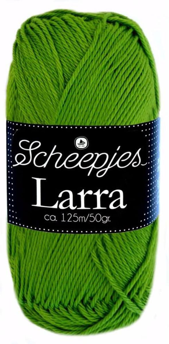 SCHEEPJES LARRA 7414 GROEN. PAK MET 8 BOLLEN a 50 GRAM. KL.NUM. 2.