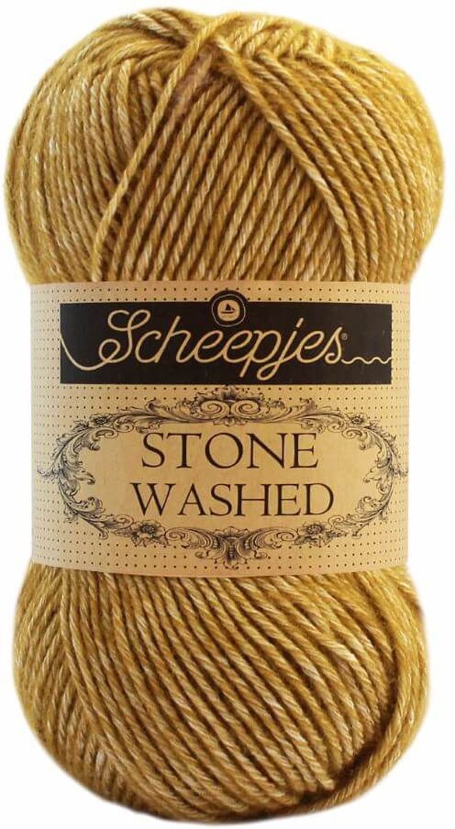 SCHEEPJES STONE WASHED - 832 ENSTATITE. PAK MET 10 BOLLEN a 50 GRAM.INCL. Gratis Digitale vinger haak en brei toerenteller.