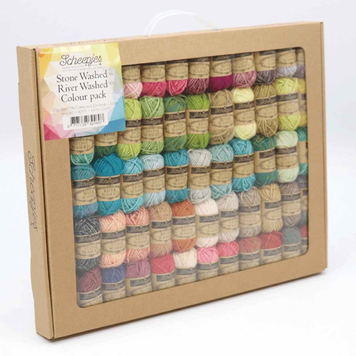 SCHEEPJES STONEWASHED-RIVERWASHED COLOUR PACK 58X10G