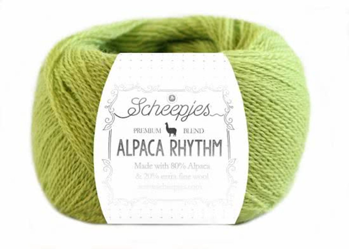 Scheepjes Alpaca Rhythm Smooth (652) PAK MET 9 BOLLEN a 25 GRAM.