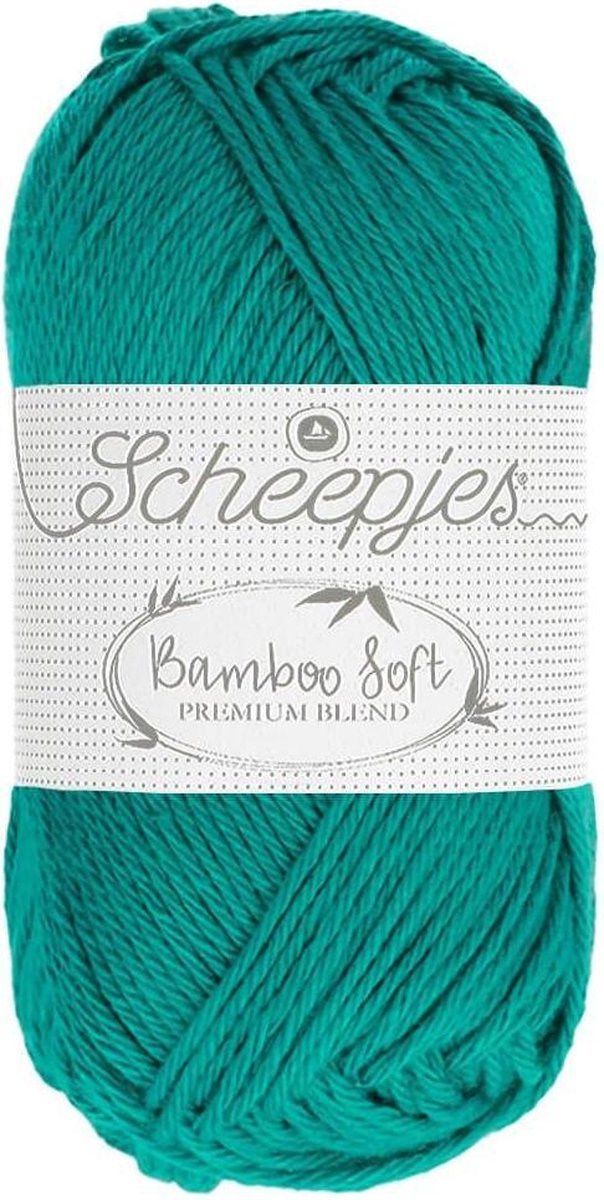 Scheepjes Bamboo Soft kleur 258 Jade Lapis  50 gram