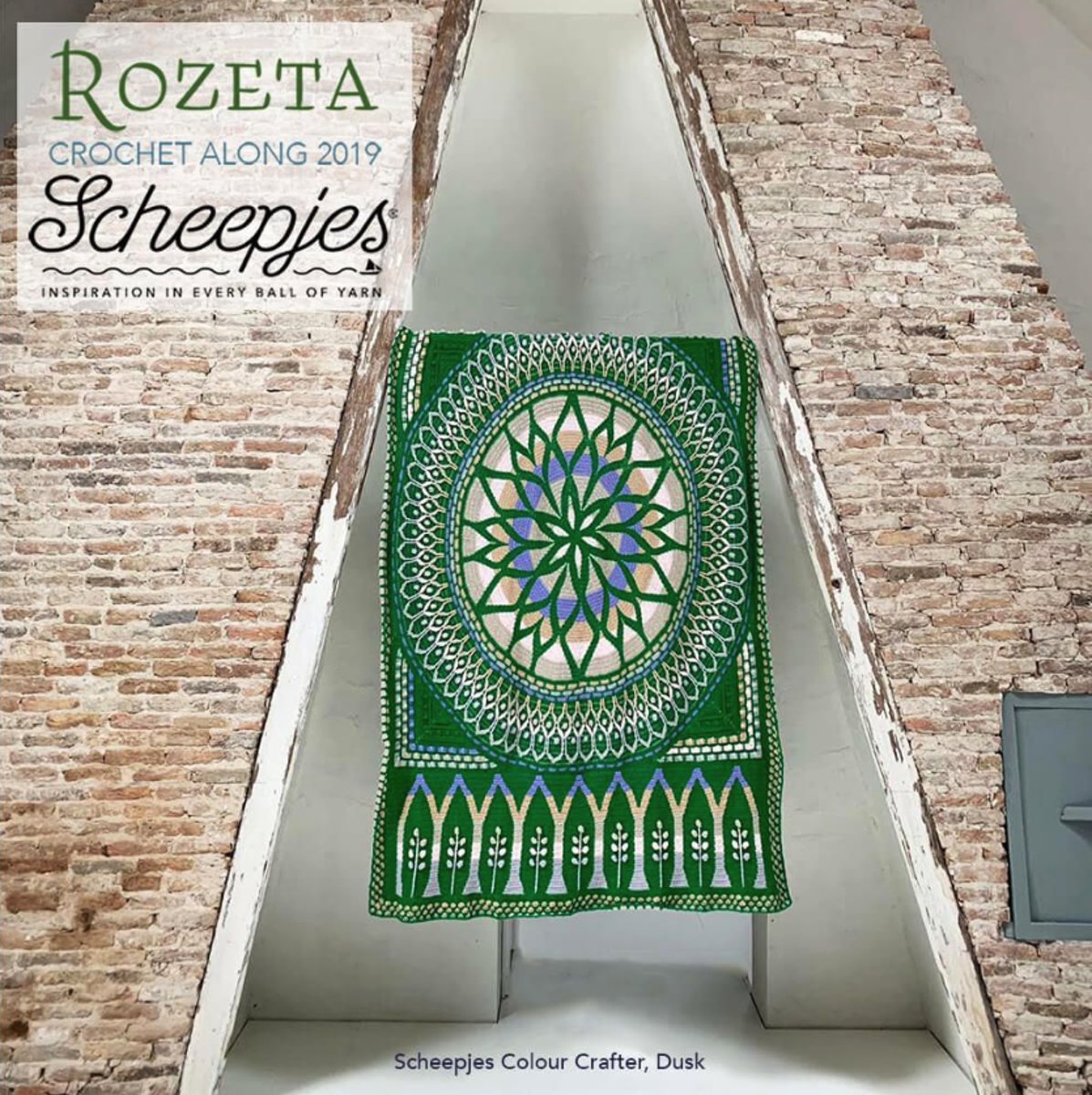 Scheepjes CAL 2019 Rozeta Colour Crafter Dusk