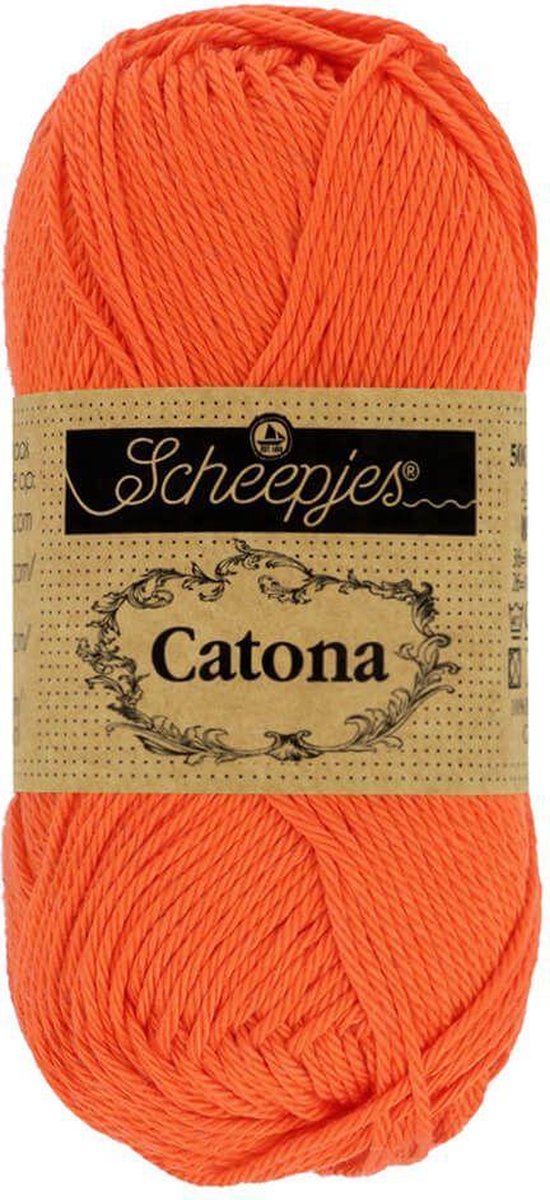 Scheepjes Catona 10 gram  - 189 Royal Orange