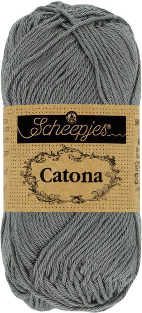 Scheepjes Catona 10 gram  - 242 Metal Grey