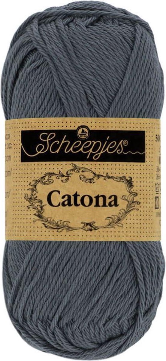 Scheepjes Catona 10 gram  - 393 Charcoal