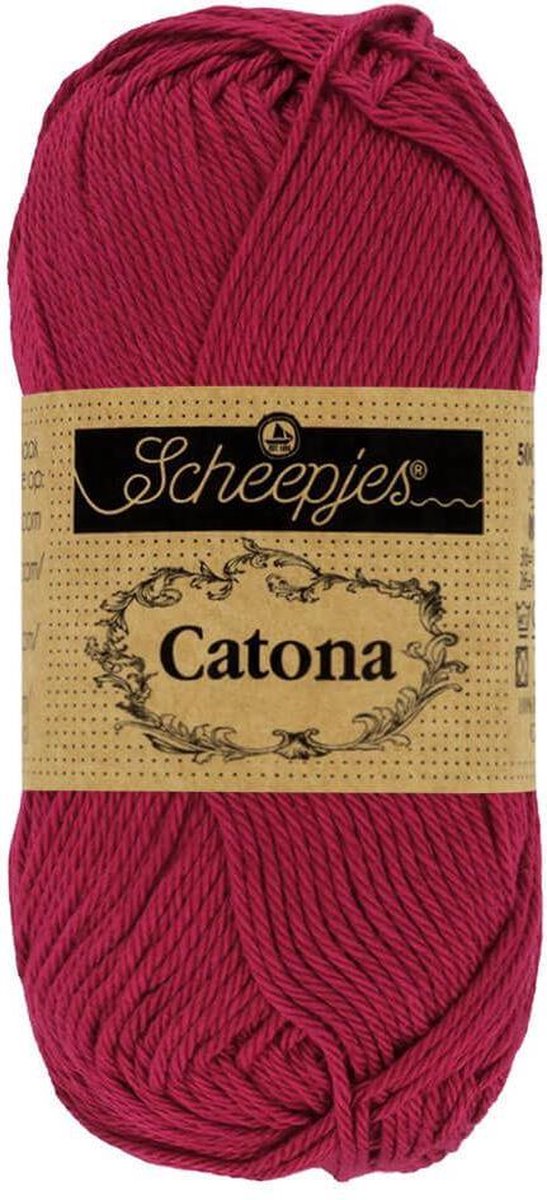 Scheepjes Catona 10 gram  - 517 Ruby