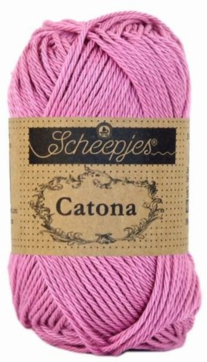 Scheepjes Catona Colonial Rose (398) PAK MET 10 BOLLEN a 50 GRAM.