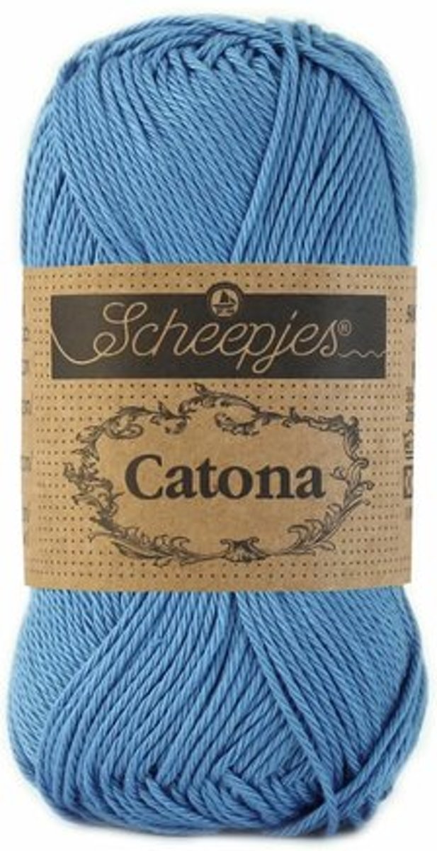 Scheepjes Catona Cornflower (511) PAK MET 10 BOLLEN a 50 GRAM.