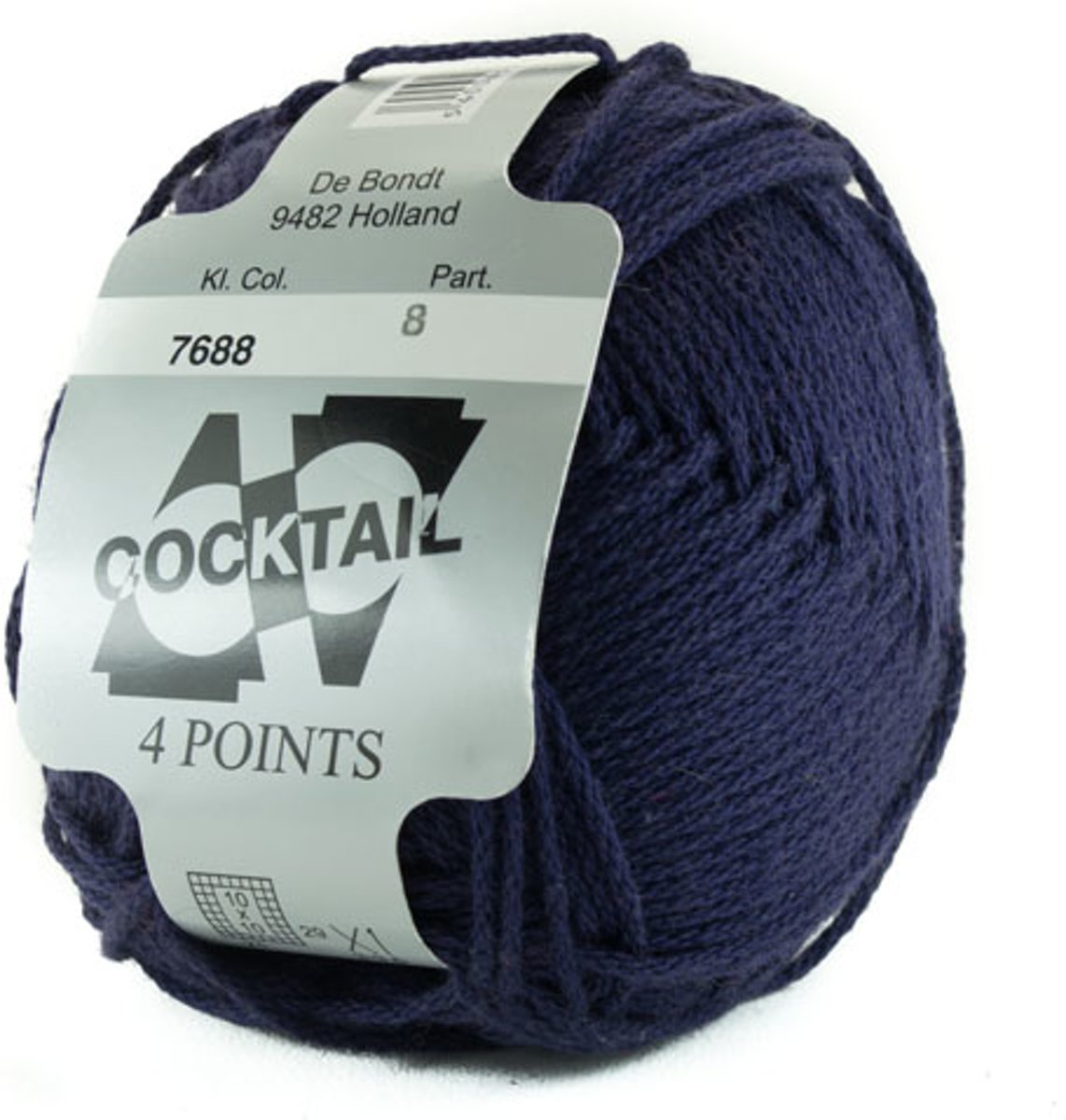 Scheepjes Cocktail 7688 marine blauw. PAK MET 10 BOLLEN a 50 GRAM.