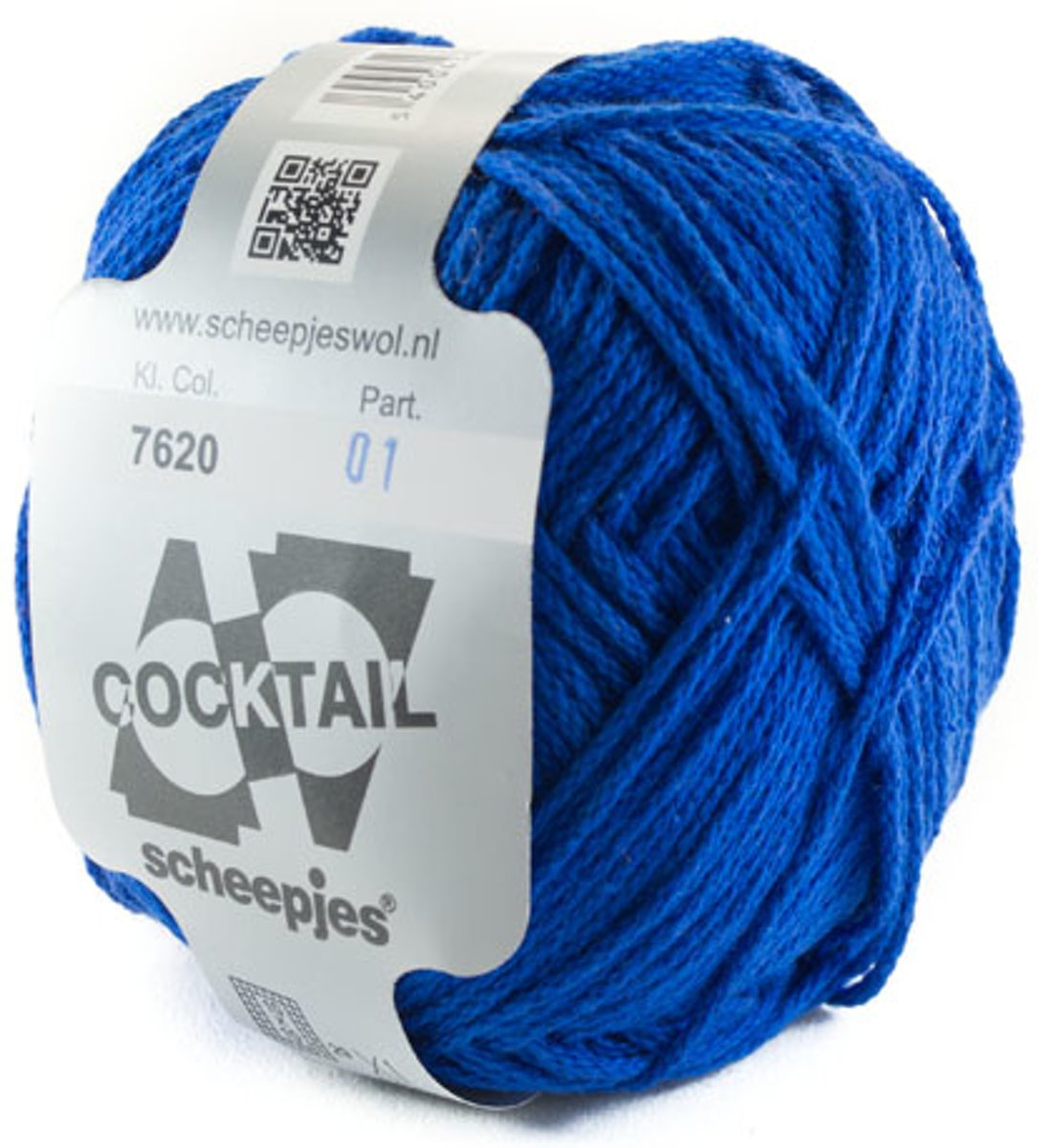 Scheepjes Cocktail blauw-koren 7620. PAK MET 10 BOLLEN a 50 GRAM.