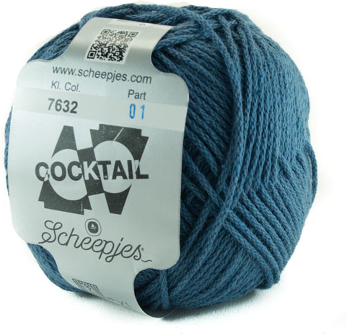 Scheepjes Cocktail jeans 7632 - PAK MET 6 BOLLEN a 50 GRAM. KL.NUM. 6