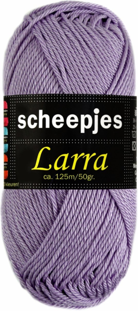 Scheepjes Larra lila 7396 PAK MET 10 BOLLEN a 50 GRAM