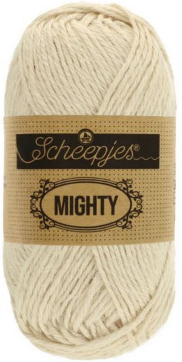 Scheepjes MIGHTY Pakket  kleur 751 Stone 10 x 50 gr. = 10 bollen  (WolVol)