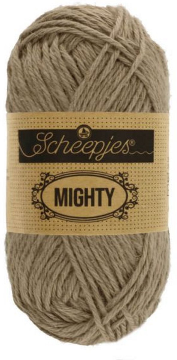 Scheepjes MIGHTY Pakket kleur 752 Oak 10 x 50 gr. = 10 bollen  (WolVol)